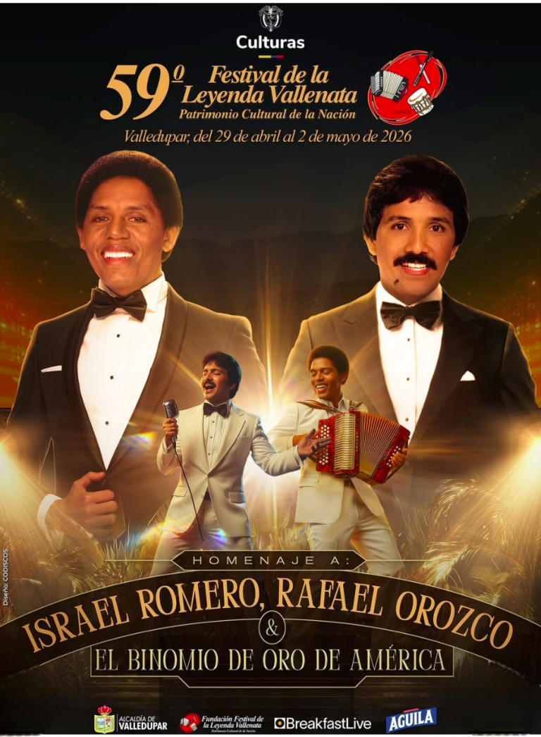 Revelan el afiche del 59° Festival de la Leyenda Vallenata