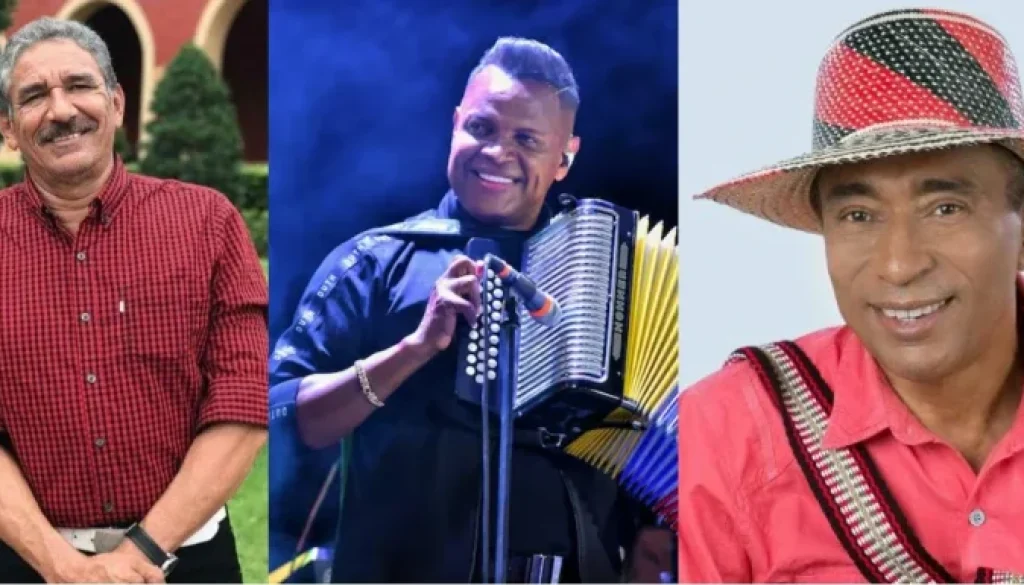 Romualdo Brito, Omar Geles y Marciano Martínez