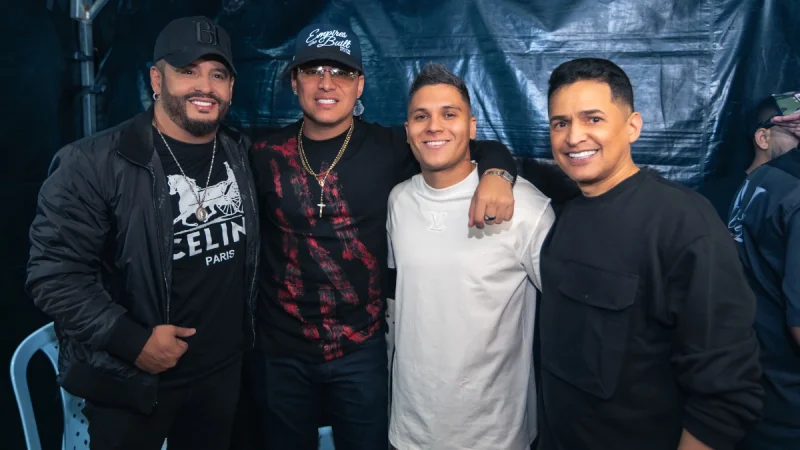 Jorge Celedón y Juanfer Quintero