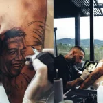 Blessd se tatua a Diomedes