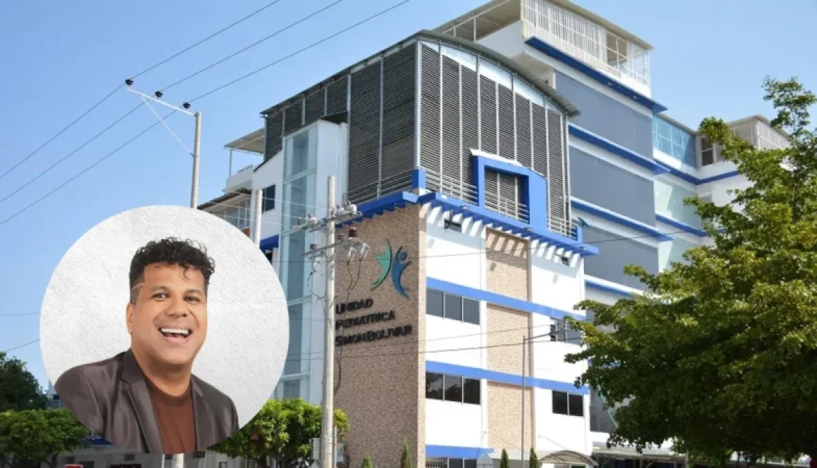 Diomedes Dionisio en el hospital Vallenato FM Diomedes Dionisio en el hospital