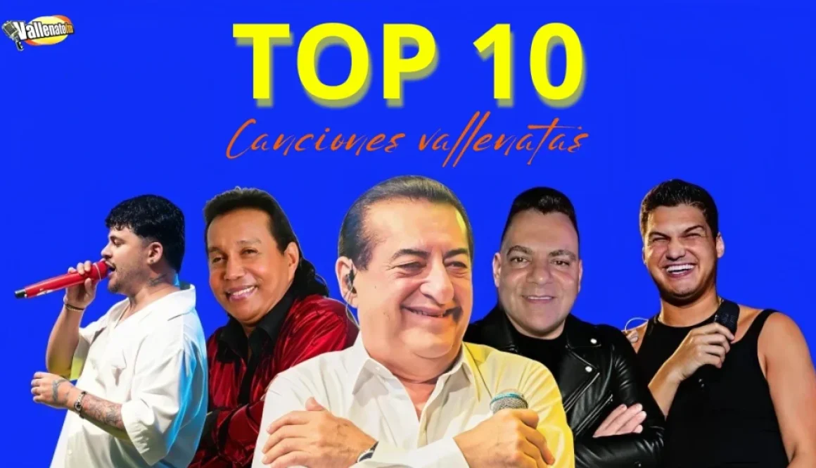 10 canciones de Vallenato FM Las 10 canciones de la semana