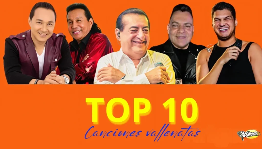 Top de vallenato Top de canciones de vallenato