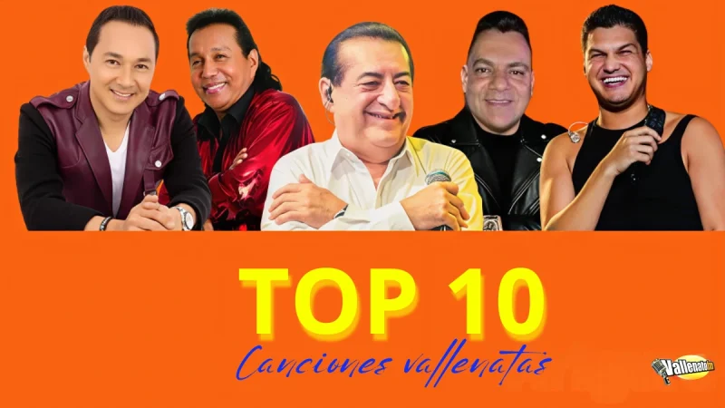 Top de canciones de vallenato