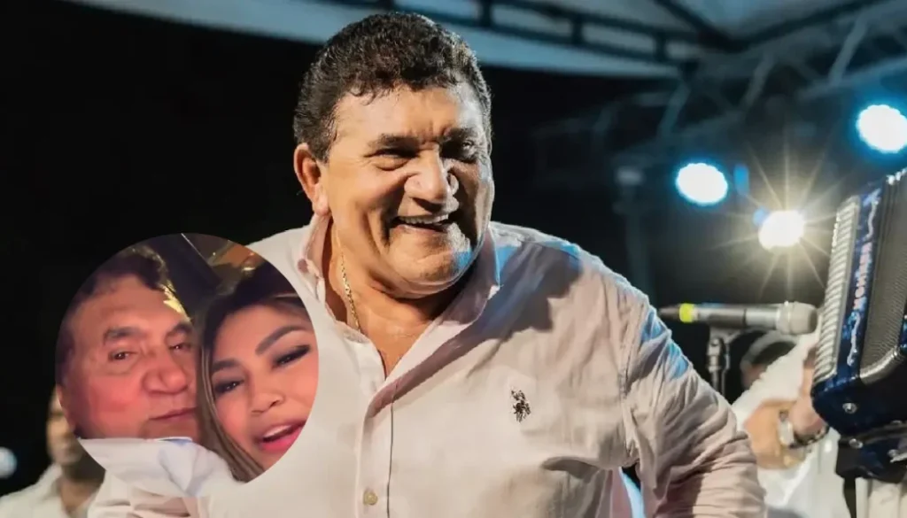 Poncho Zuleta besa a una seguidora