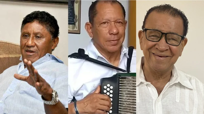 Homenaje a tres grandes del vallenato