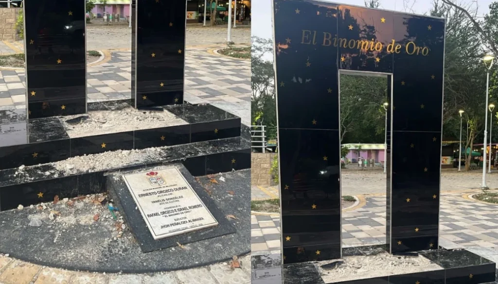 RETIRAN MONUMENTO