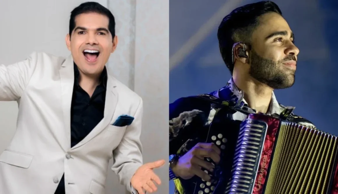 Peter Manjarrés y Lucas Dangond