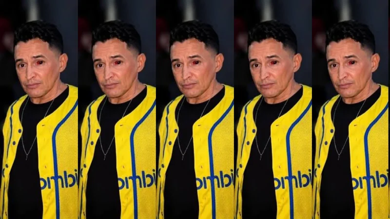 JORGE CELEDON CON SU OJITO ROJO